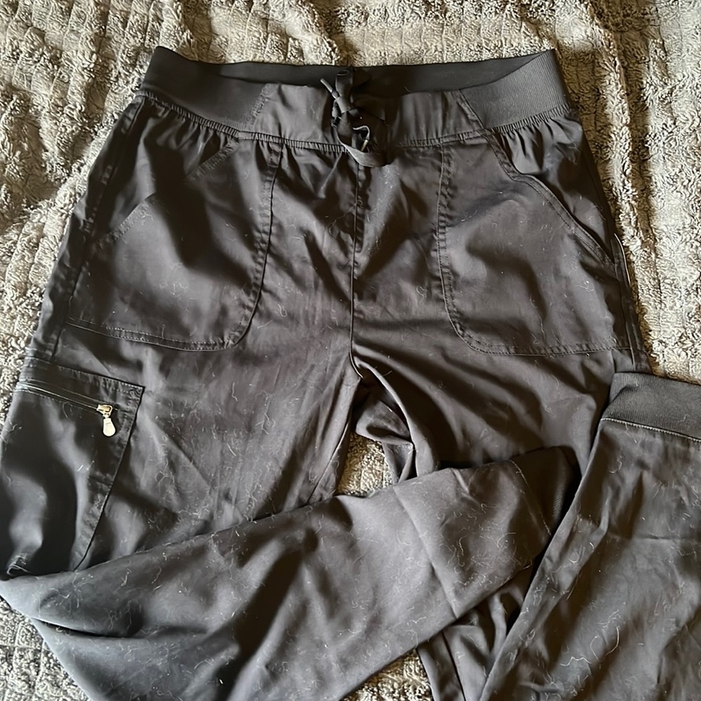 Adar pro black jogger scrubs size large